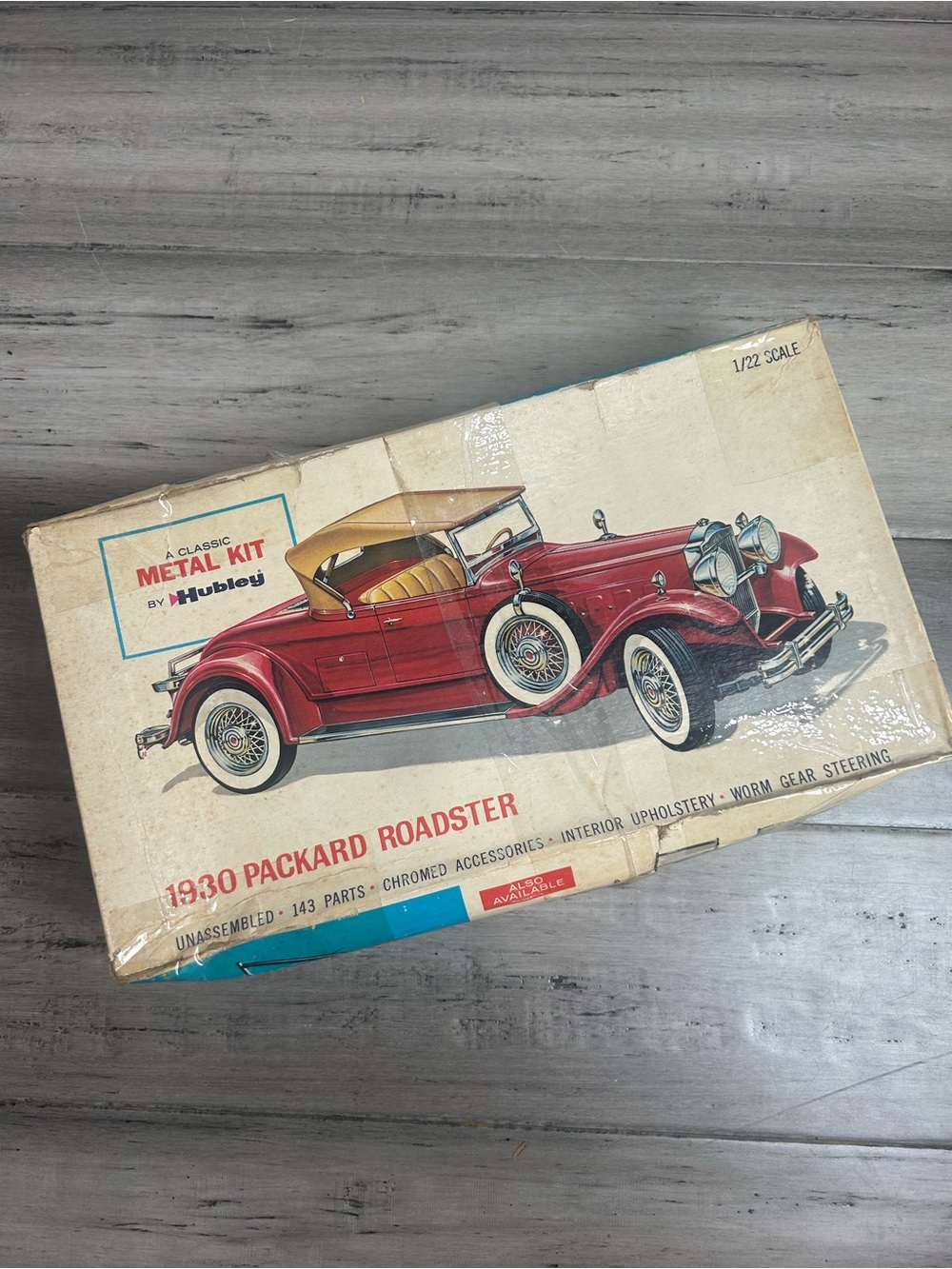 Vintage: 1930 Packard Roadster Classic Metal Model Car Kit